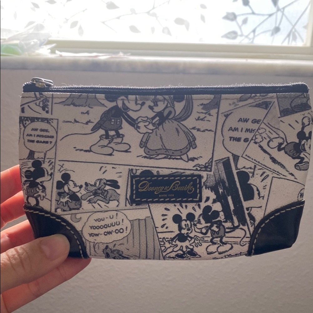 Dooney & Bourke Monochrome Comic Strip Pouch